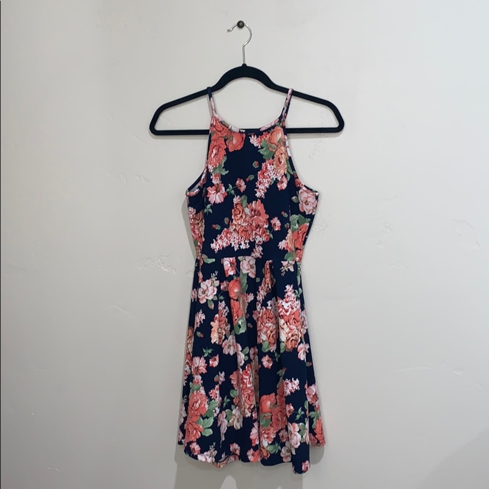 Floral print dress